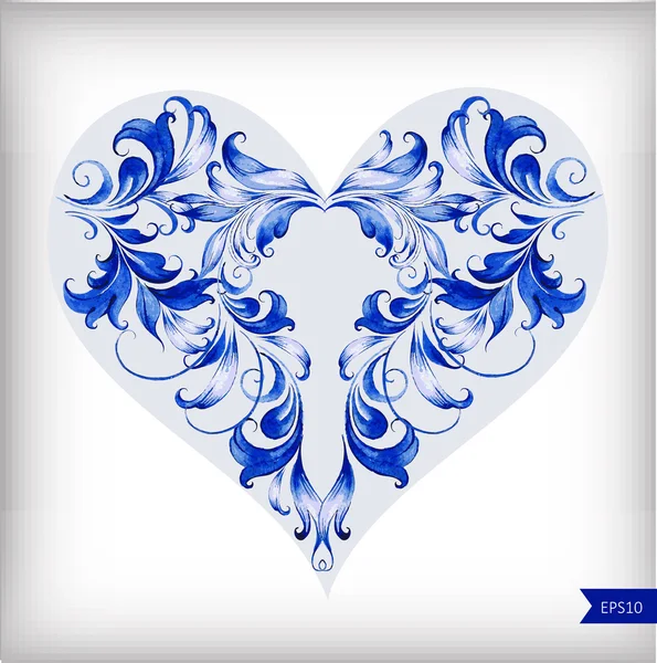 Gyönyörű szív Valentin-nap background.vector illusztráció — Stock Vector