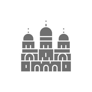 Kutsal Kalp Bazilikası, Paris 'in simgesi, Fransa' nın gri simgesi..