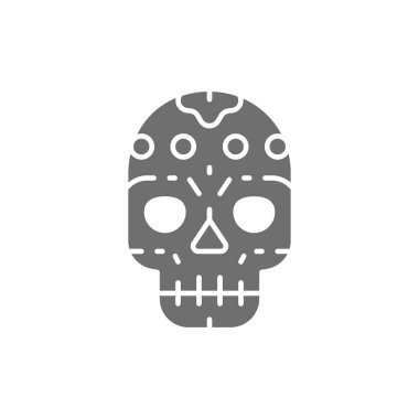 Meksika kafatası, Santa Muerte maskesi, Ölü Gri İkonun Günü.