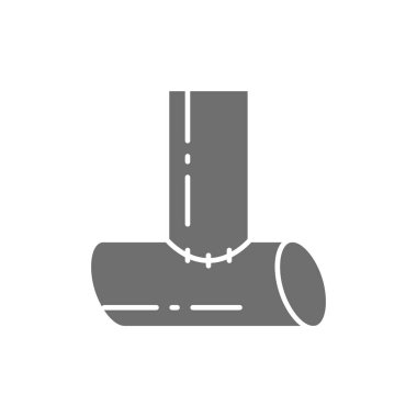 Kaynak metali borular, kaynak gri simgesi.