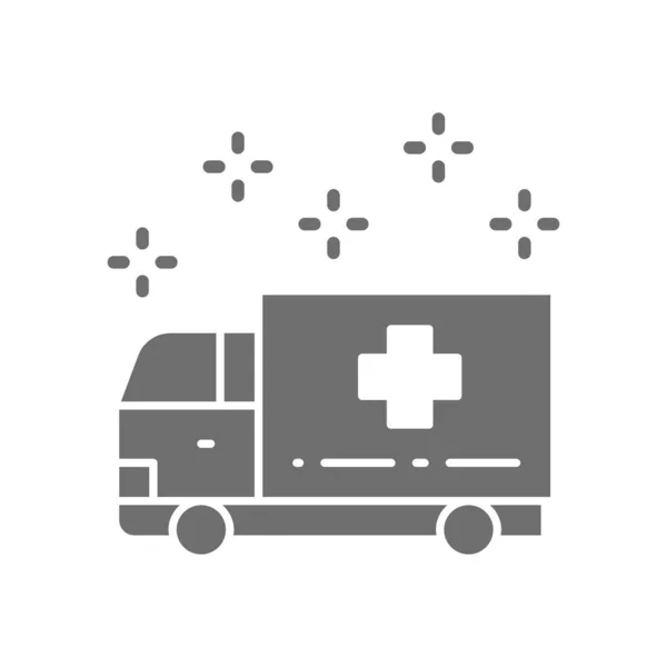 Rettungswagen, Notarztwagen, Krankentransport. — Stockvektor