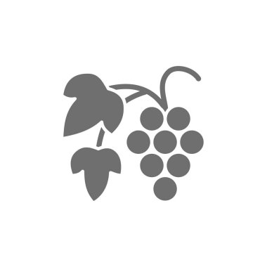 Böğürtlenli üzüm dalı.