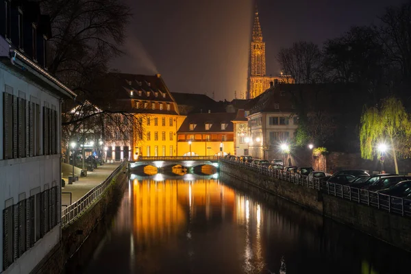 Vedere Asupra Centrului Istoric Orașului Strassbourg Din Alsacia — Fotografie, imagine de stoc