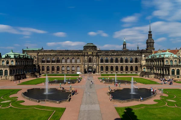 Fragment Zwinger Palace Building Old Masters Picture Gallery Dresden Germany Royalty Free Stock Photos