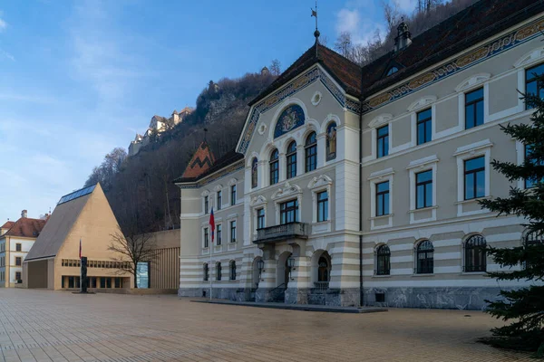 Vue Principauté Liechtenstein — Photo