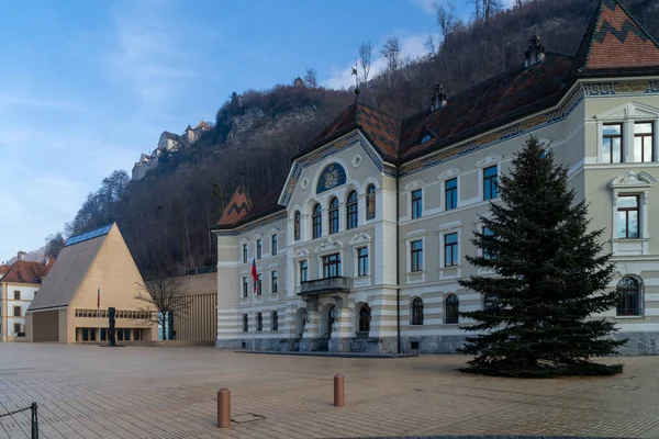 Vista Del Principado Liechtenstein —  Fotos de Stock