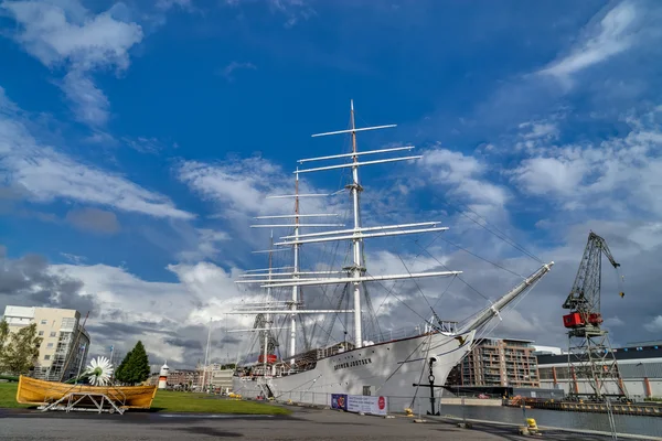 Stadtbild Turku, Finnland, Hafen und Promenade — Stockfoto