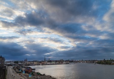 Gamla stan, Stokholm, İsveç, akşam