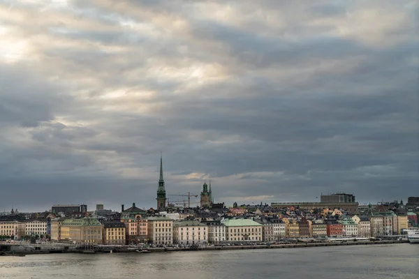 Gamla stan, Stokholm, Zweden, in de avond — Stockfoto