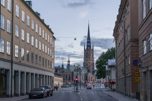 Церкви Riddarholmskyrkan у Стокгольмі — стокове фото