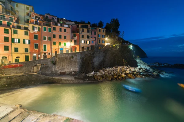 Riomaggiore i Cinque Terre, Italia – stockfoto