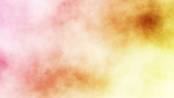 彩色烟雾喷雾 抽象的烟雾会喷出 雾飞溅 水墨色彩艳丽 色彩艳丽 复制文本的空间 循环动画 — 图库视频影像