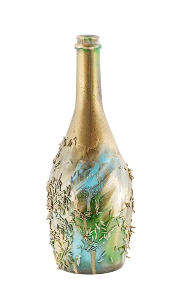 Decoratieve gekleurde fles — Stockfoto