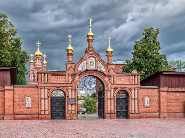 Алексеевский монастырь в Москве — стоковое фото