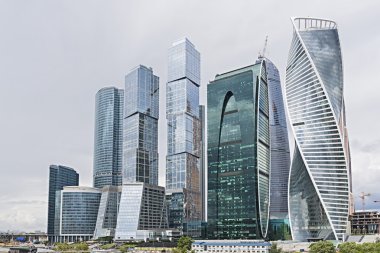 Moskova şehir iş merkezi Moskova'da