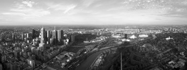Melbourne 'un havadan görüntüsü