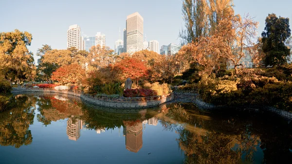 Melbourne on a fall morning — Stock Photo, Image