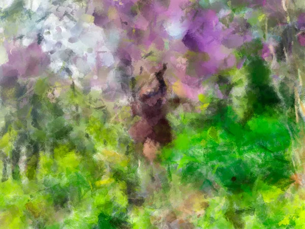 Gris Violet Vert Pastel Fond Abstrait Acrylique Aquarelle Texture — Photo