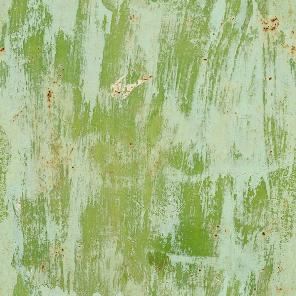 Eski paslı metal çitler. Yeşil boya. Kusursuz doku