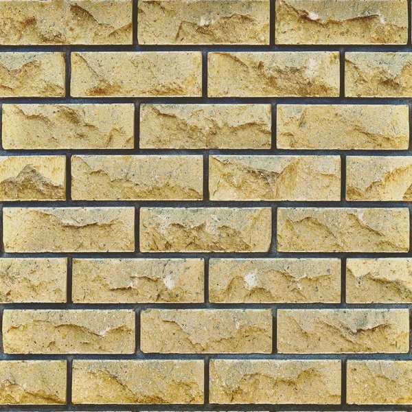 Yellow Brick Wall Seamless Texture — Stock Photo, Image