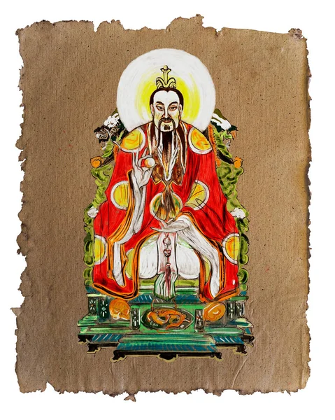 Bir dizi büyük filozof. Lao Tzu ya da Laozi eski bir Çin filozofudur.