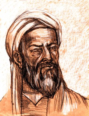 Bir dizi Pers alimi. Abu Reikhan Muhammad ibn Ahmed el-Biruni - ortaçağ Pers bilim adamı-ansiklopedisi ve düşünürü, yazar