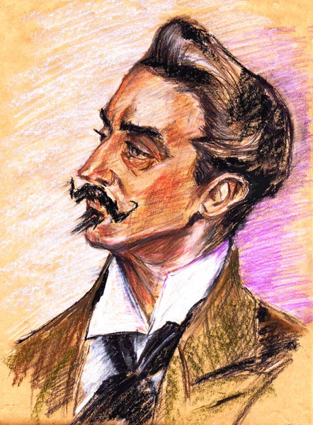 Een Reeks Grote Schrijvers Marcel Proust Geboren 1871 Franse Schrijver — Stockfoto