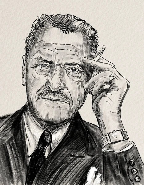 Una Serie Scrittori Famosi William Somerset Maugham 1874 1965 Scrittore — Foto Stock