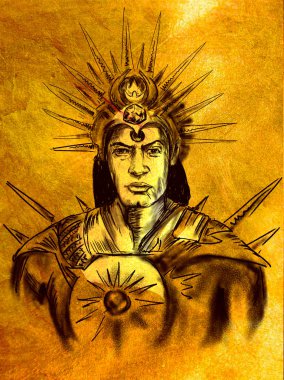 Vivasvat ya da Vivasvan ya da Surya tanrısı - Vedic dininde, bir güneş tanrısı, göklerdeki ve yerdeki ışığın kişileştirilmesi, insanların atası