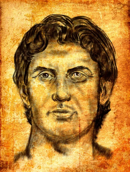 Alexander Iii Macedon Commonly Known Alexander Great King Basileus Ancient — Stock Photo, Image