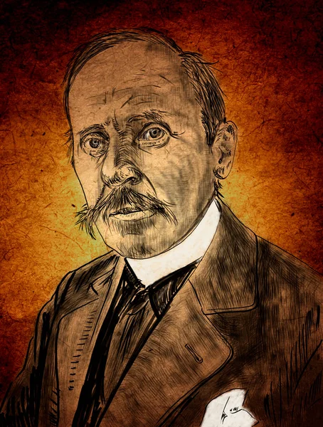 Romain Rolland Byl Francouzský Dramatik Romanopisec Esejista Historik Umění Mystik — Stock fotografie