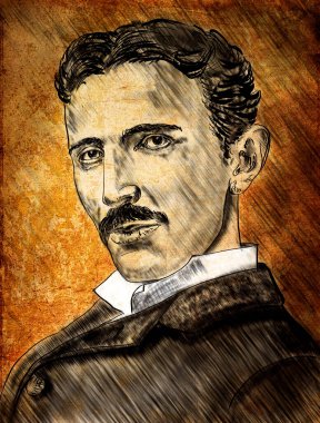 Bir dizi büyük bilim adamı. Nikola Tesla Sırp-Amerikan mucit, elektrik mühendisi, makine mühendisi ve gelecekçiydi. 