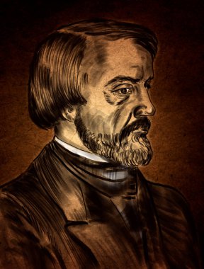 Ünlü Yazarlar Serisi. Vissarion Grigorievich Belinsky (1811-1848) - Rus yazar, edebiyat eleştirmeni, yayıncı, filozof