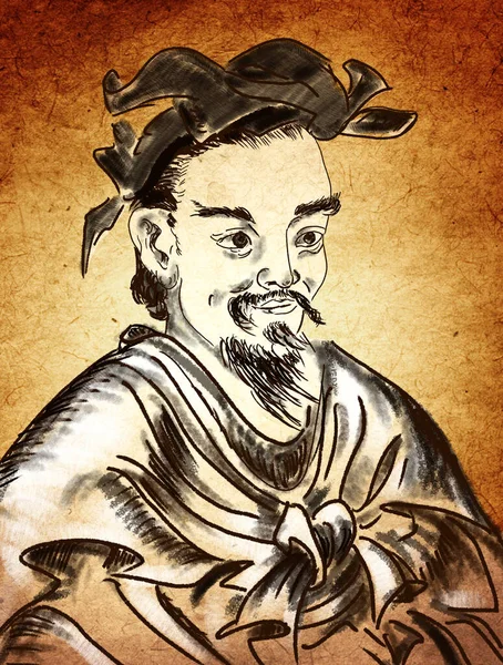 Dong Zhongshu Forskare Som Bidrar Till Att Upprätta Konfucianismen 136 — Stockfoto