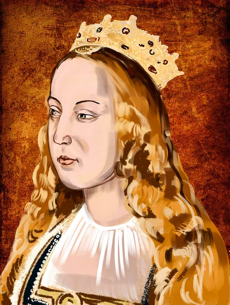 Isabella 1474 'ten beri Kastilya Kraliçesiyim ve Kral II. Ferdinand' ın karısı olarak Aragon Kraliçesi 'ydim.