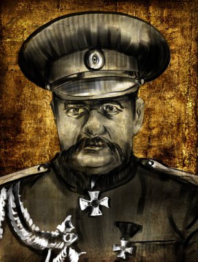 Nikolai Yudenich, Rus askeri lideri, general. Rus İmparatorluğu Birinci Dünya Savaşı sırasında, İç Savaş sırasında Bolşeviklere karşı hareket eden kuvvetlere önderlik etti.