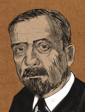 Heinrich Mann (d. 1871), Thomas Mann 'ın ağabeyi ve yazar..