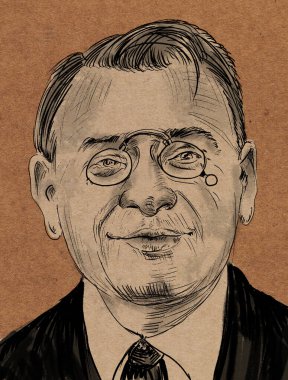 Arkady Timofeevich Averchenko (b.1881) - Rus yazar, hicivci, oyun yazarı ve tiyatro eleştirmeni, editör