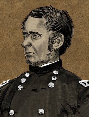 Joseph Hooker, Amerikan İç Savaşı 'nda (186165) birlik generali, Potomac ordusunu başarılı bir şekilde yeniden organize etti.