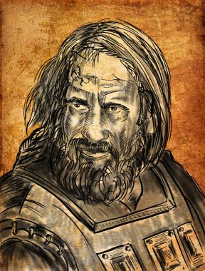 Egill Skallagrmsson ya da bilinen adıyla Egil Skallagrimsson, Viking Çağı şairi, savaşçı ve çiftçi.