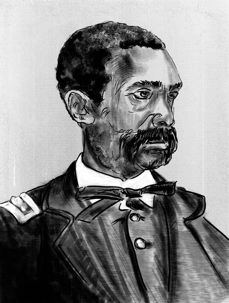 William Dominick Matthews Října 1829 Března 1906 Byl Afroamerický Abolicionista — Stock fotografie