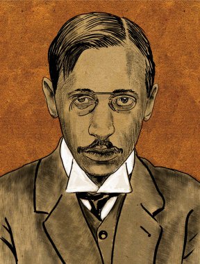 Igor Stravinsky, Rus besteci, piyanist ve orkestra şefiydi..
