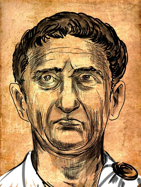 Nerva Volledig Nerva Caesar Augustus Oorspronkelijke Naam Marcus Cocceius Nerva — Stockfoto