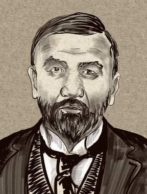 Ünlü Yazarlar Serisi. Alexander Ivanovich Kuprin (d. 1880) - Rus yazar, çevirmen