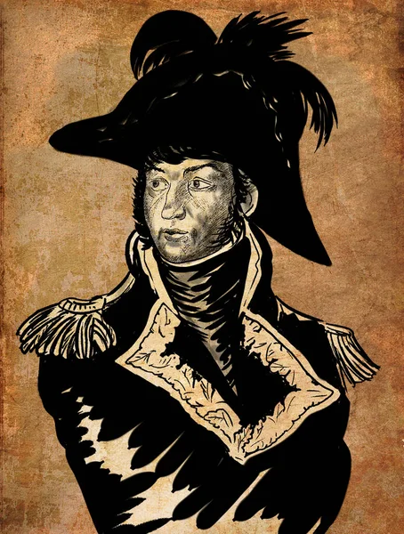 安多什 Jean Andoche Junot 1St Duke Abrantes 是法国革命战争和拿破仑战争时期的一位军官 — 图库照片