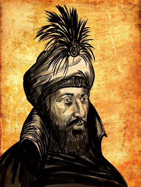 Mehmed Byname Avc Ottoman Sułtan Jednak Poświęcił Się Polowaniu Nie — Zdjęcie stockowe