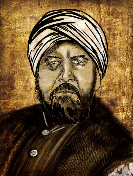 Μουράτ Οθωμανός Σουλτάνος Που Κυβέρνησε Από 1360 Έως 1389 Murads — Φωτογραφία Αρχείου
