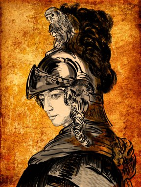 Athena veya Athena, daha sonra Roma tanrıçası Minerva ile senkronize edilen bilgelik, el işi ve savaş ile ilişkilendirilen antik bir Yunan tanrıçasıdır.