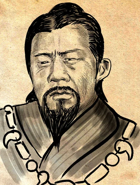 Císař Suinin Také Známý Jako Ikumeiribikoisachi Sumeramikoto Byl Legendárním Japonským — Stock fotografie
