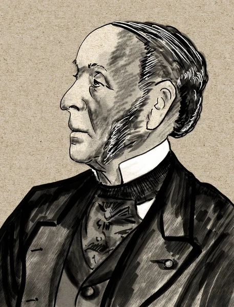 Legouv Ernest Wilfred 1807 1903 Einflussreicher Französischer Dramatiker Und Essayist — Stockfoto